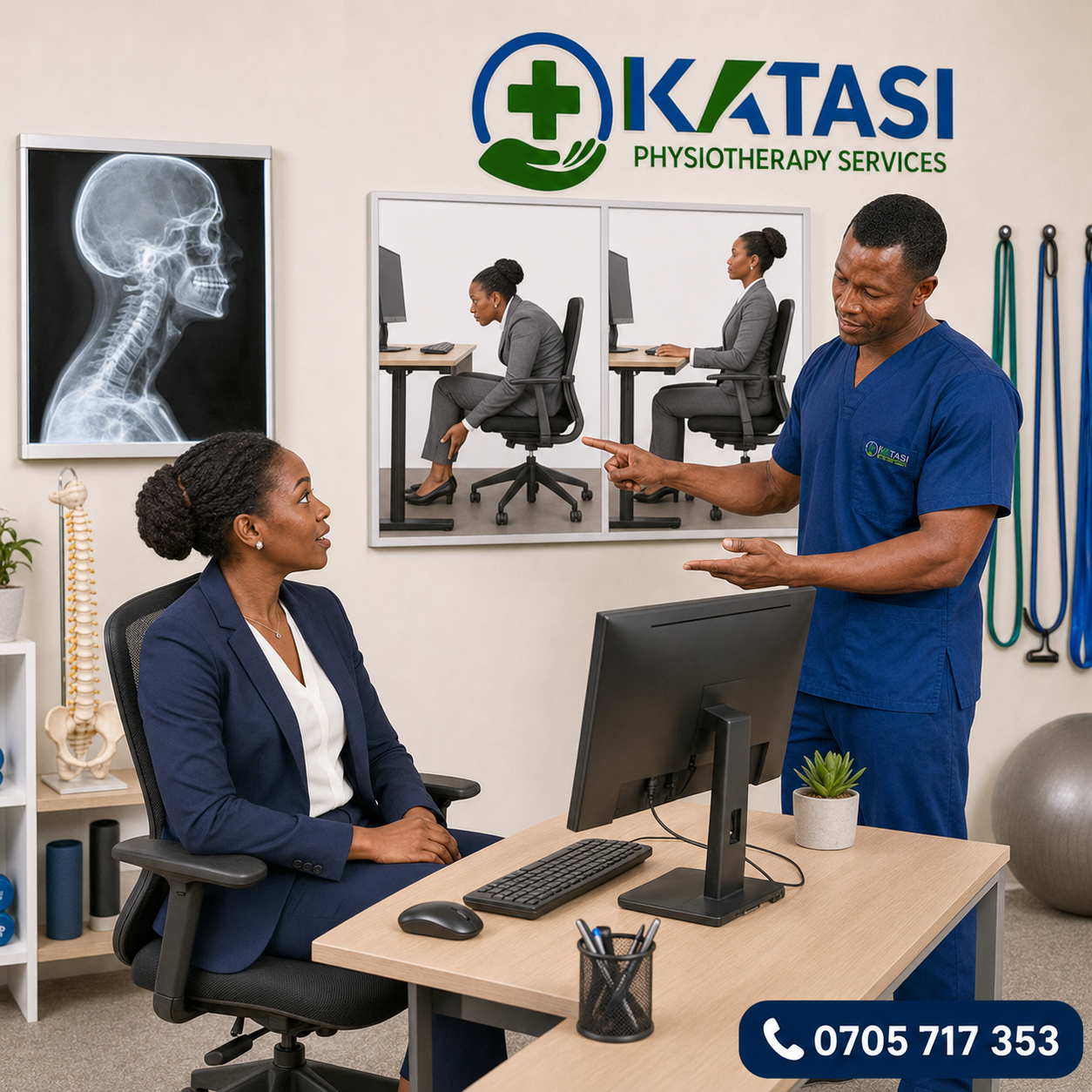 Neck Pain from Office Work? Ergonomics & Physiotherapy in Westlands